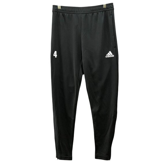 Adidas Entrada 22 Training Pant Mens S Black Zip Ankle Tapered Leg #4 Active - Picture 1 of 12